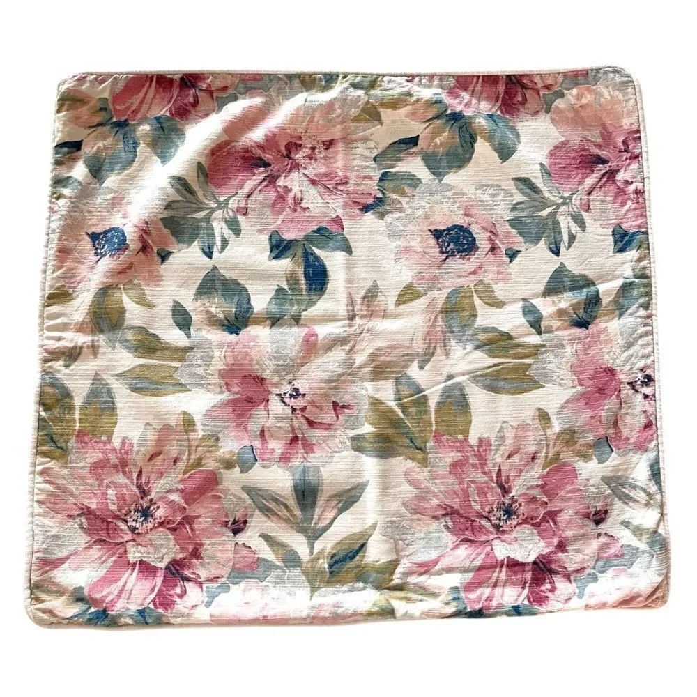 Floral Pillow Cover